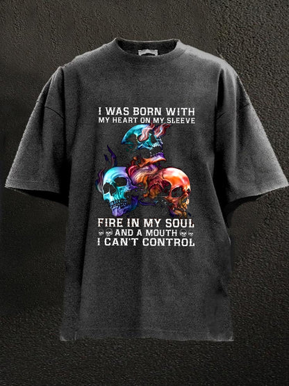 I Can't Control Washed Men's T-shirt