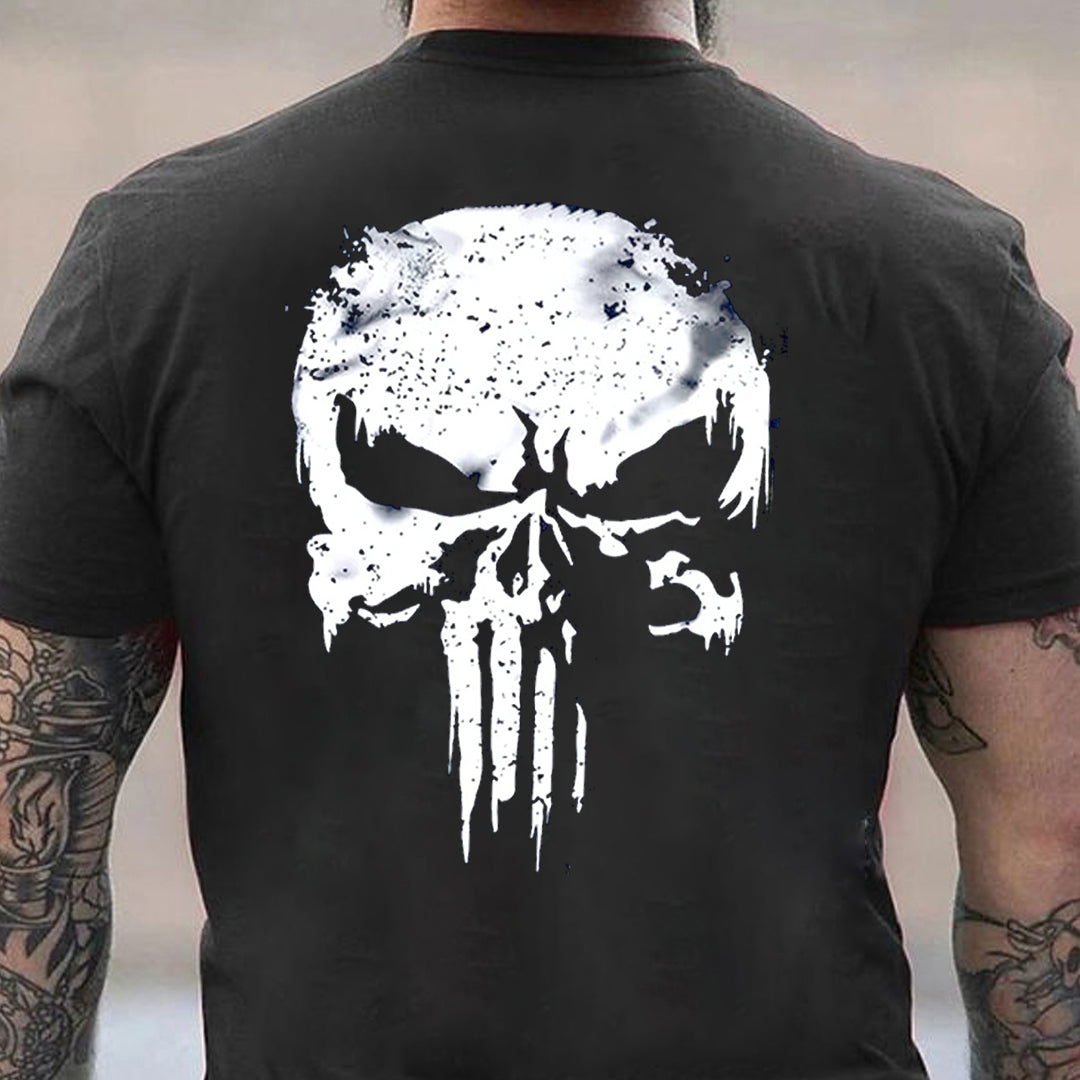Casual Skeleton Cotton Men's T-shirt