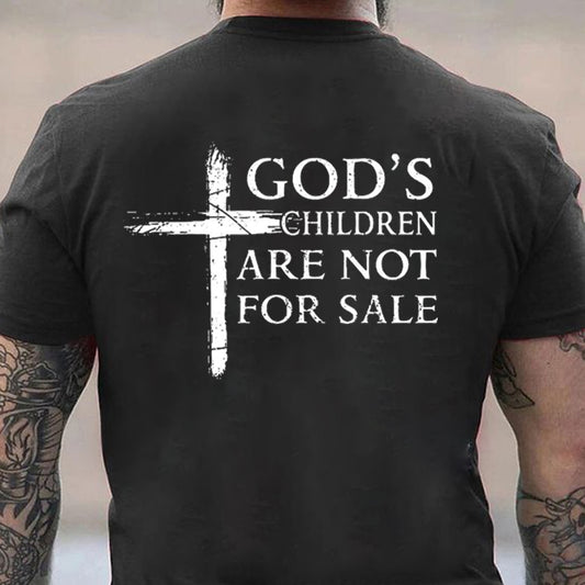 God's Children Are Not For Sale Cotton Men's T-shirt