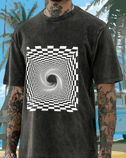 illusion Vacation Washed Men's T-shirt