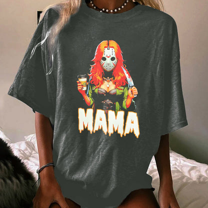 Halloween MAMA Horror 4 WOMEN'S T-SHIRT