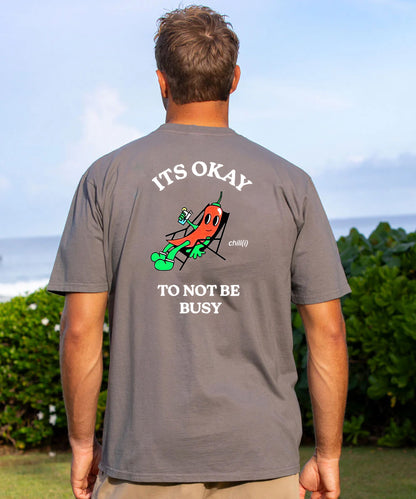 It's Okay To Not Be Busy Men's Cotton T-shirt