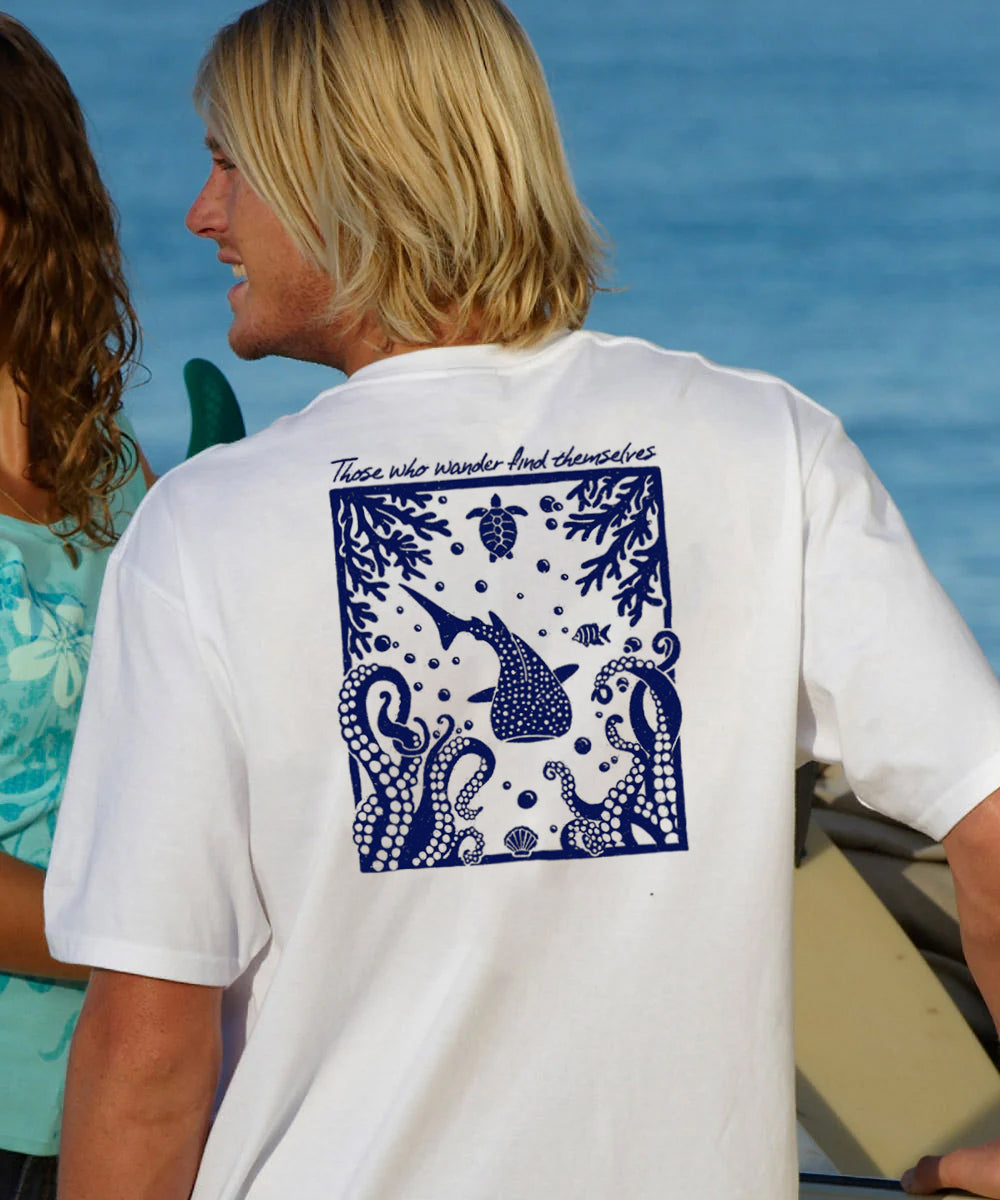 Those Who Wander Find Themselves Men's Cotton T-shirt