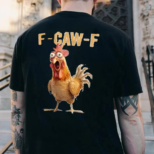 F-Caw-F Stunned Rooster Men's T-shirt