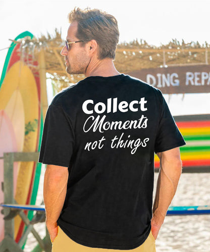 Collect Moments Not Things Men's Cotton T-shirt