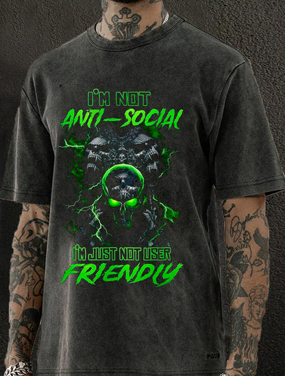 I'm Just Not User Friendly Washed Men's T-shirt