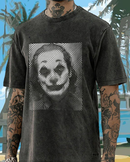 Joker Vacation Washed Men's T-shirt