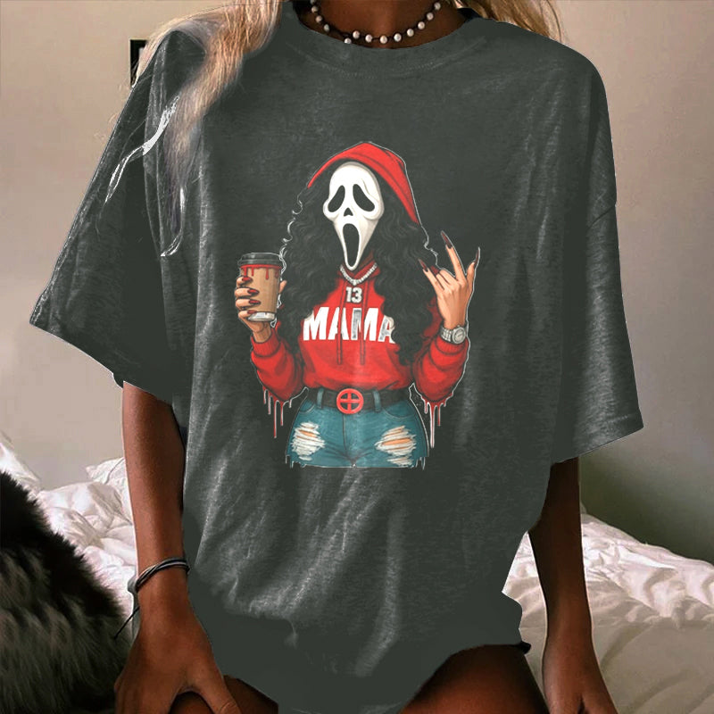 Halloween Mama Horror 2 WOMEN'S T-SHIRT