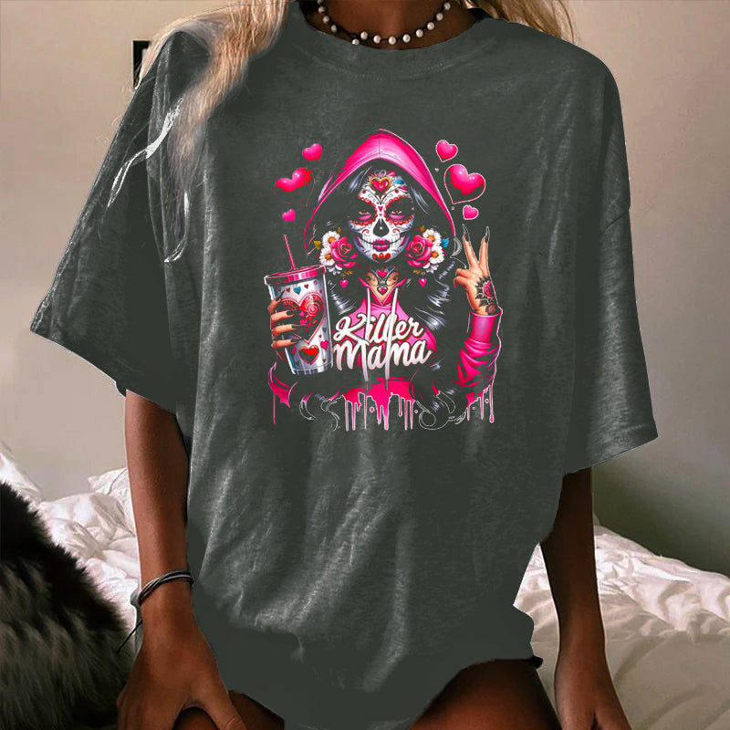 Halloween Mama Horror WOMEN'S T-SHIRT