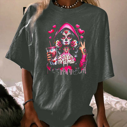 Halloween Mama Horror WOMEN'S T-SHIRT