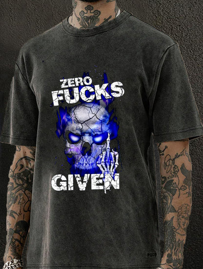 Zero F Given Washed Men's T-shirt