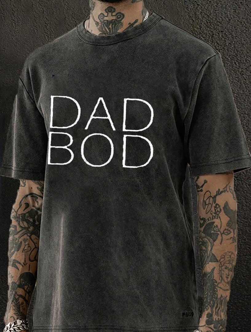 DAD BOD Washed Men's T-shirt