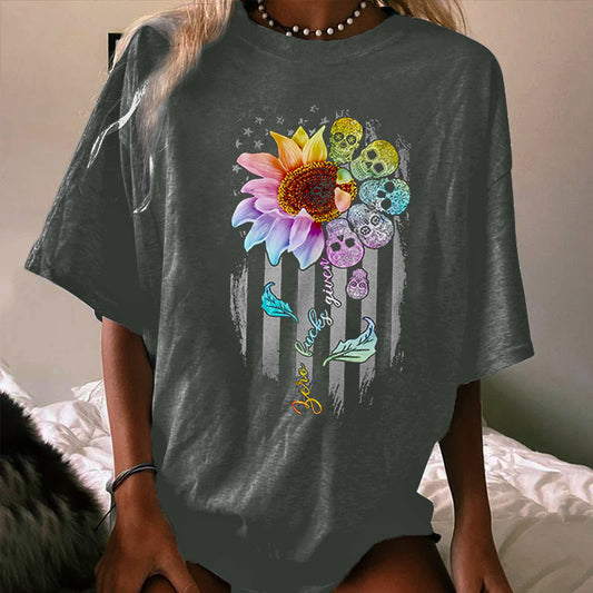 SUNFLOWER RAINBOW WOMEN'S T-SHIRT