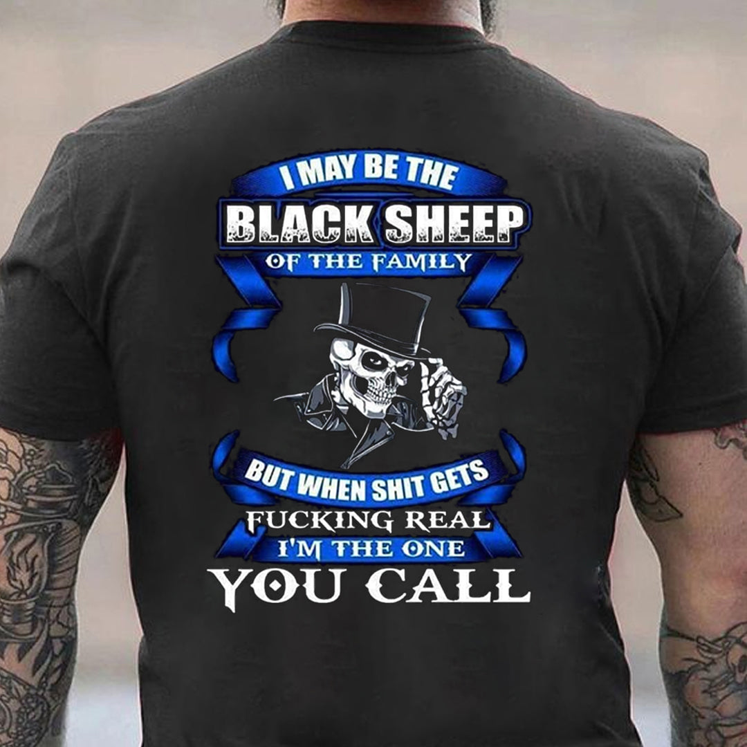 I May Be The Black Sheep Of The Family Cotton Men's T-shirt