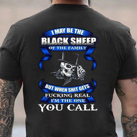 I May Be The Black Sheep Of The Family Cotton Men's T-shirt