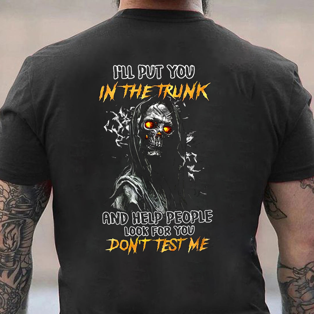 Don't Test Me Cotton Men's T-shirt
