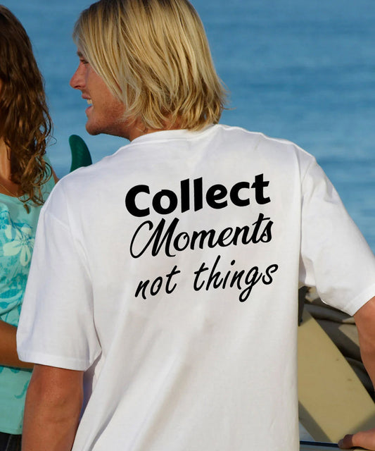 Collect Moments Not Things Men's Cotton T-shirt