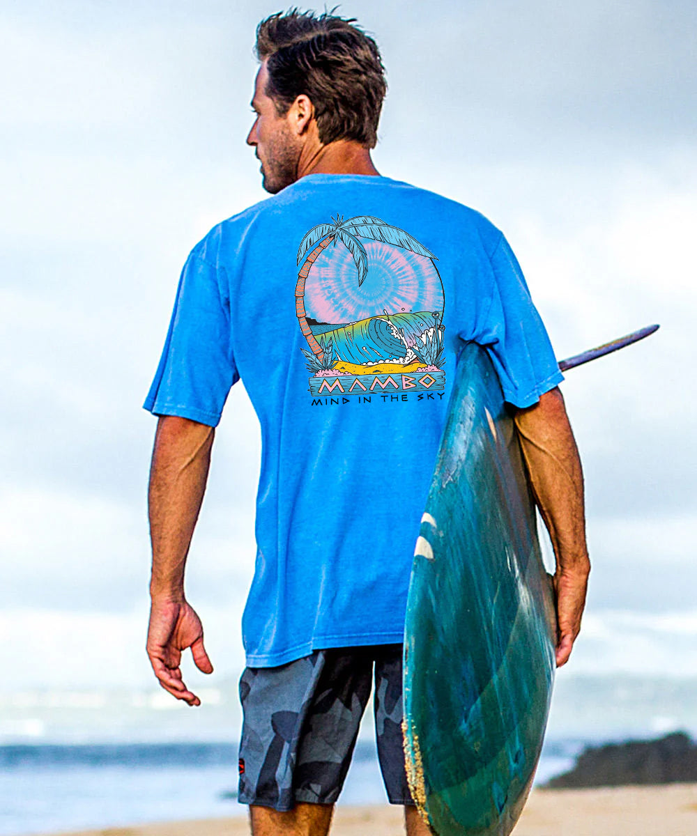 Mambo Mind In The Sky Men's Cotton T-shirt