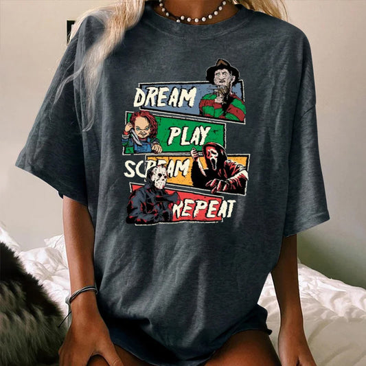 Halloween Funny Horror WOMEN'S T-SHIRT