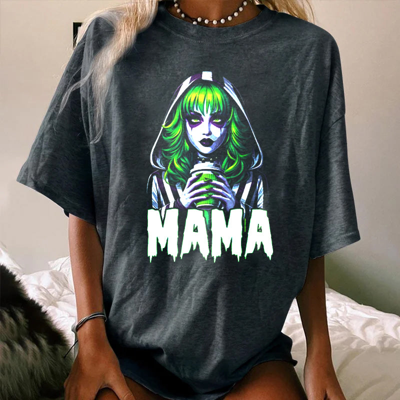 Halloween Mama Horror WOMEN'S T-SHIRT