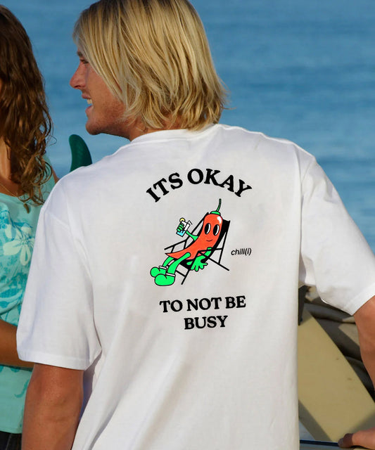 It's Okay To Not Be Busy Men's Cotton T-shirt