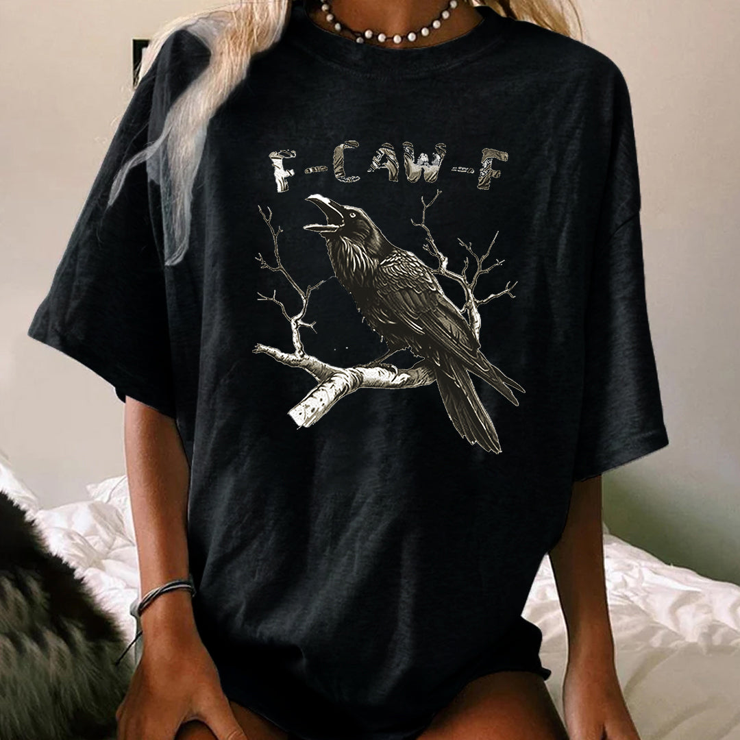 F-Caw-F Crow WOMEN'S T-SHIRT
