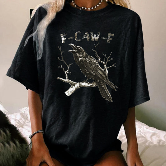 F-Caw-F Crow WOMEN'S T-SHIRT