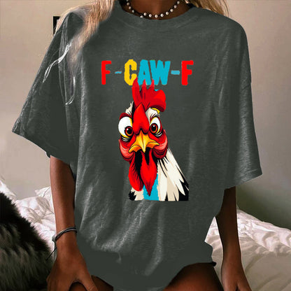 F-Caw-F Serious Rooster WOMEN'S T-SHIRT