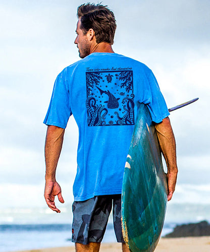 Those Who Wander Find Themselves Men's Cotton T-shirt