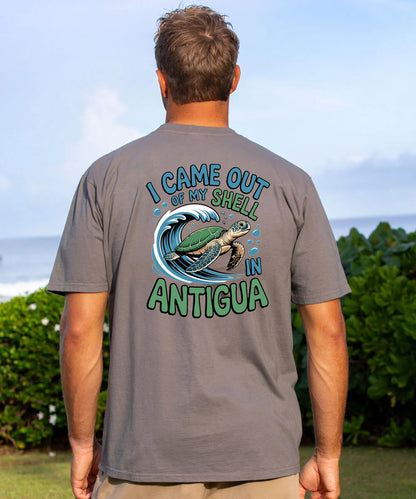 I Came Out Of My Shell In Antigua Men's Cotton T-shirt