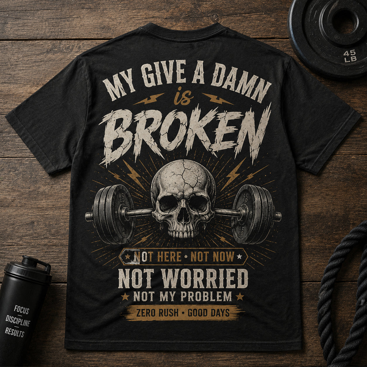 My Give A Damn Is Broken Men's RetroT-shirt