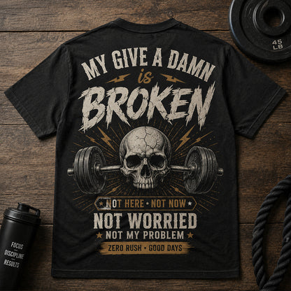 My Give A Damn Is Broken Men's RetroT-shirt