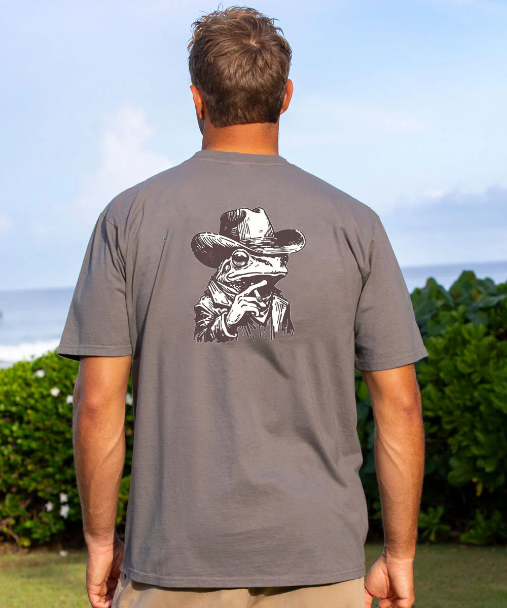 Cowboy Frog Men's Cotton T-shirt