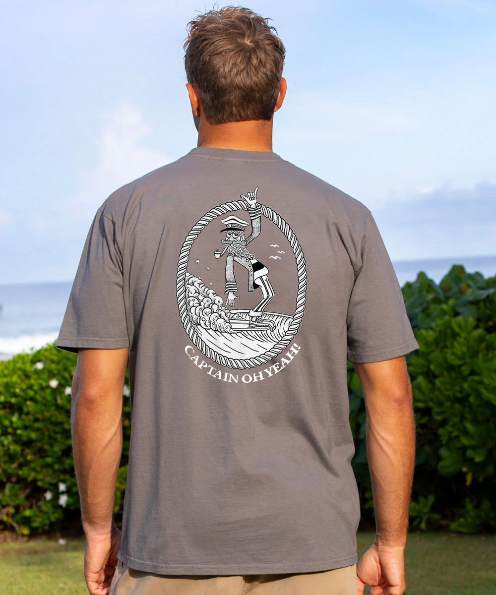 Captain Oh Yeah! Men's Cotton T-shirt