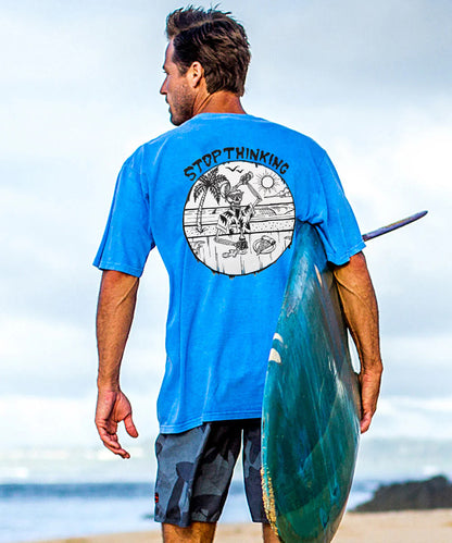 Stop Thinking Men's Cotton T-shirt