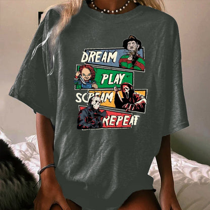 Halloween Funny Horror WOMEN'S T-SHIRT