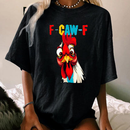 F-Caw-F Serious Rooster WOMEN'S T-SHIRT