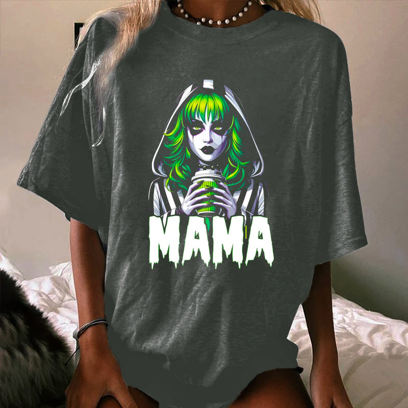 Halloween Mama Horror WOMEN'S T-SHIRT