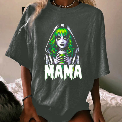 Halloween Mama Horror WOMEN'S T-SHIRT