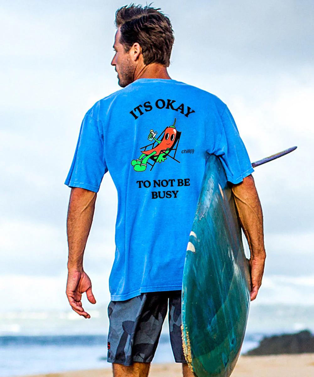 It's Okay To Not Be Busy Men's Cotton T-shirt
