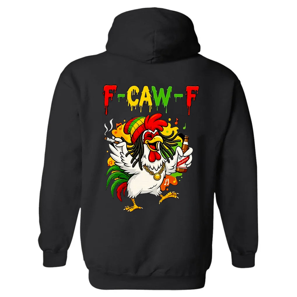F-Caw-F Party Rooster Unisex Hoodie