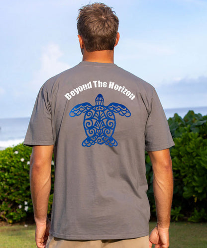 Beyond The Horizon Sea Turtles Men's Cotton T-shirt