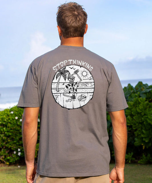 Stop Thinking Men's Cotton T-shirt