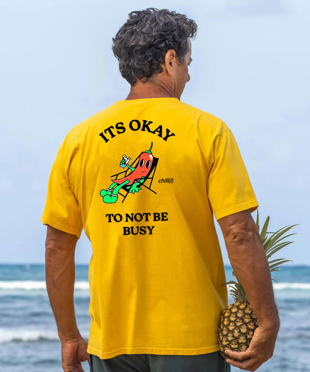 It's Okay To Not Be Busy Men's Cotton T-shirt