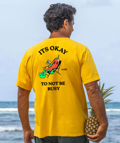 It's Okay To Not Be Busy Men's Cotton T-shirt