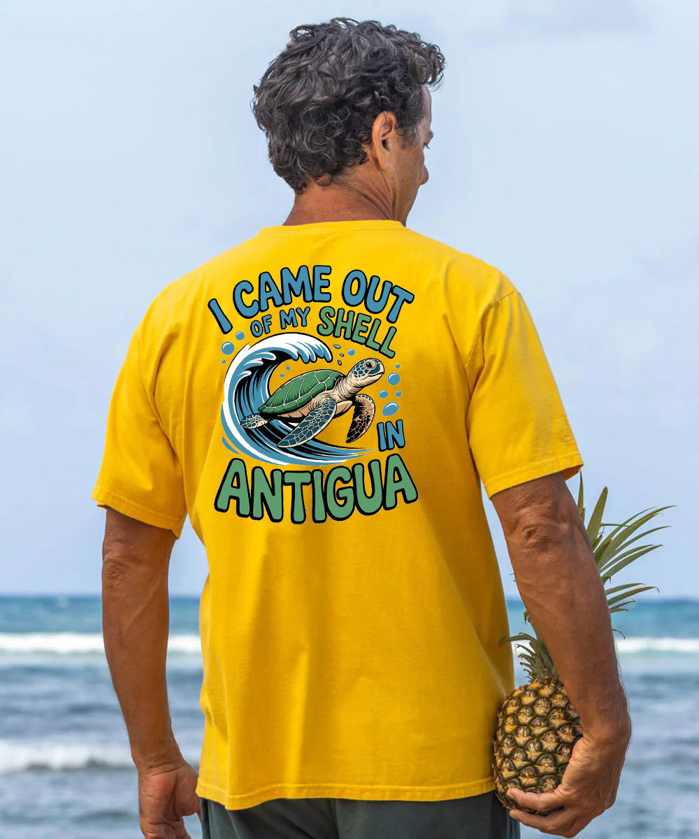 I Came Out Of My Shell In Antigua Men's Cotton T-shirt