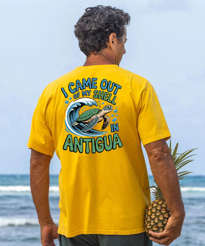 I Came Out Of My Shell In Antigua Men's Cotton T-shirt
