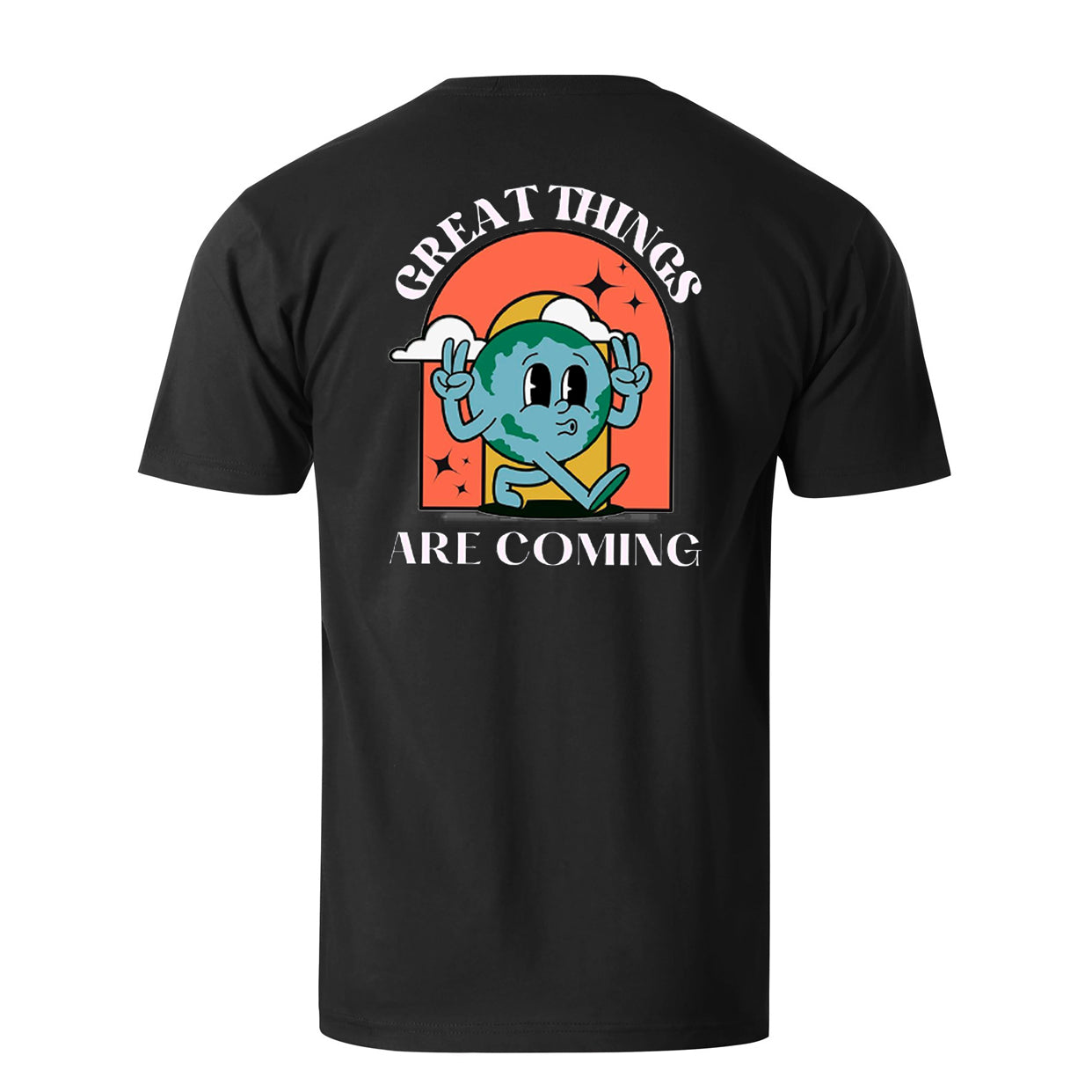 Creat Things Are Coming Men's Cotton T-shirt