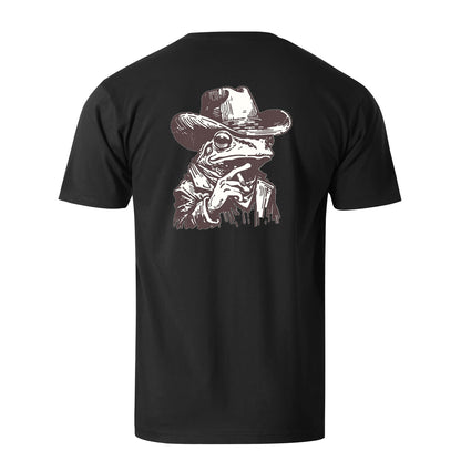 Cowboy Frog Men's Cotton T-shirt