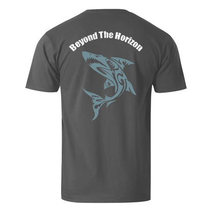 Beyond The Horizon Shark Men's Cotton T-shirt